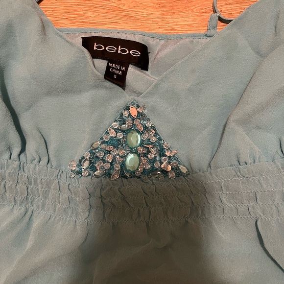 Blue baby doll fairy flowy top - Picture 2 of 3